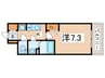 レシオス天王寺(802) 1Kの間取り