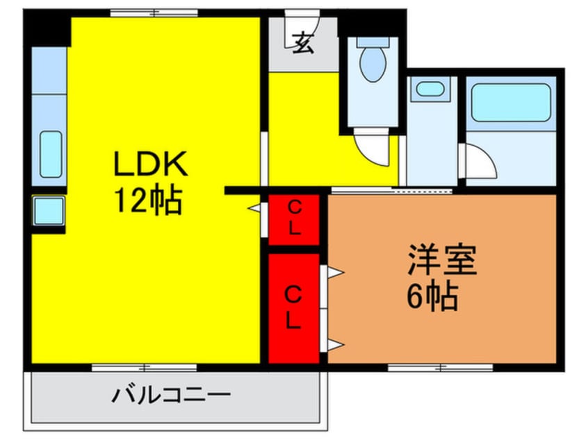 間取図 コーポラス都１