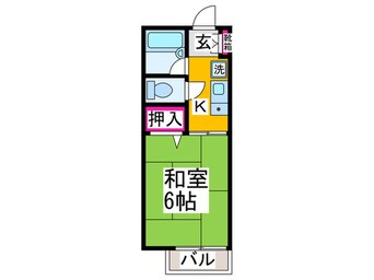 間取図 パークハイツ向陽台