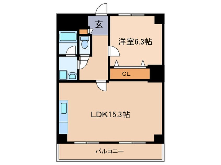 間取図 カサベルデ