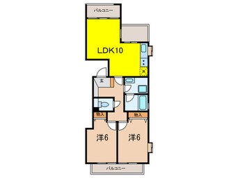 間取図 御影大蔵マンション(304)