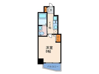 間取図 セレニテ梅田北