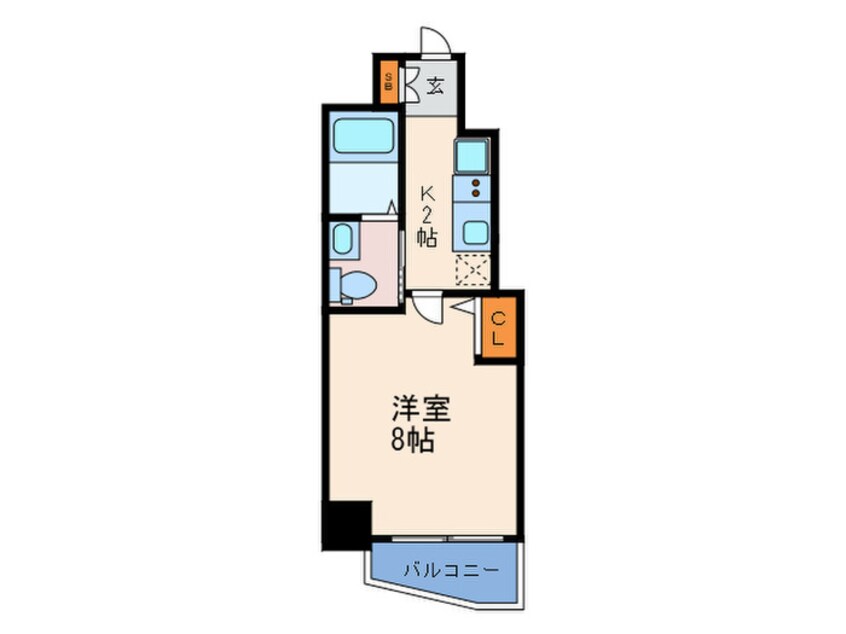 間取図 セレニテ梅田北