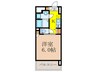 MMS-Ⅲ 1Kの間取り