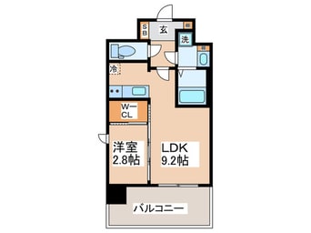 間取図 シャテーニュ上本町