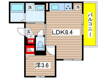 間取図 嵯峨フローリッシュ