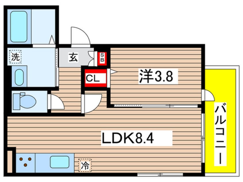 間取図 嵯峨フローリッシュ