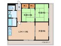 シャロン長田(304)の間取図