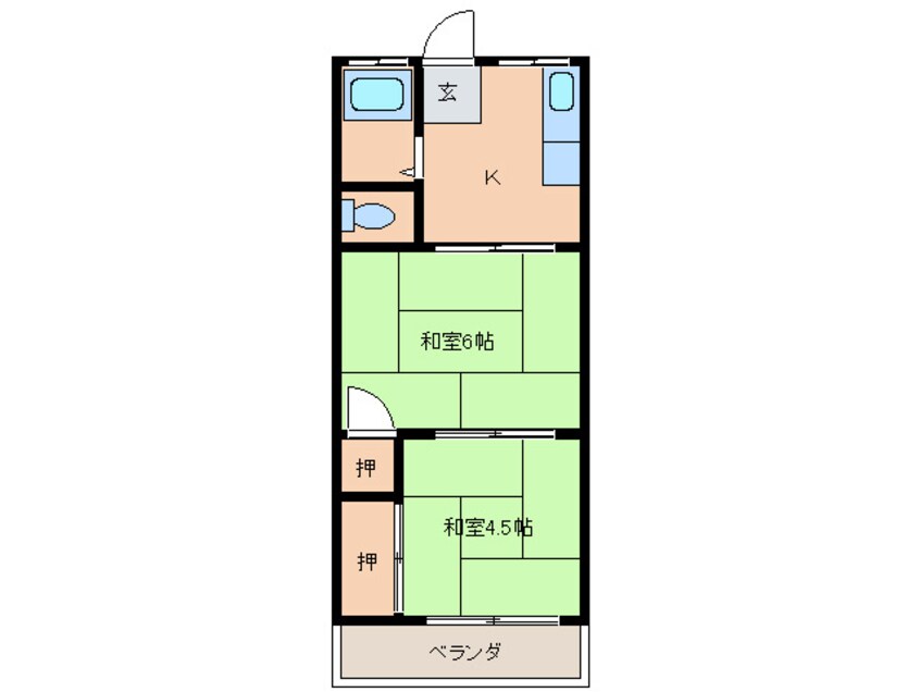 間取図 鳳ハイツ