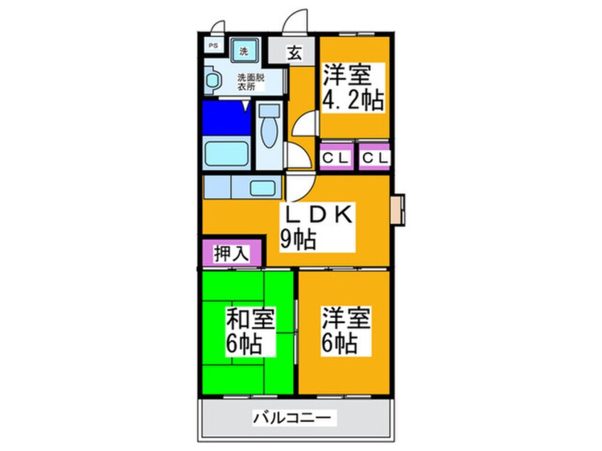 間取図 エミネンス深井