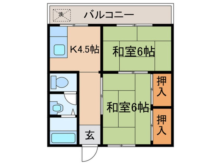 間取図 清栄マンション