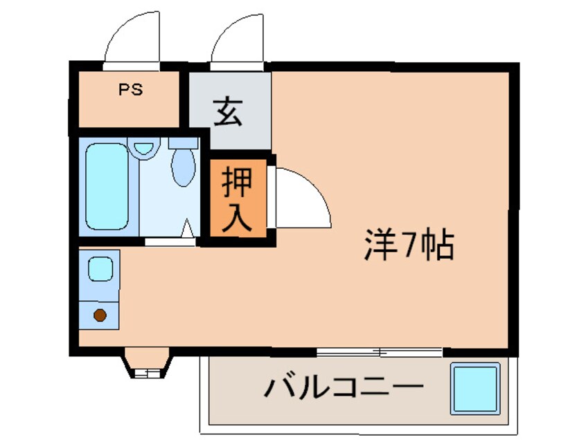 間取図 ミュゼ大蔵谷