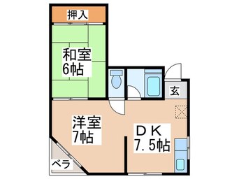 間取図 西嶋ファ－ストハウス