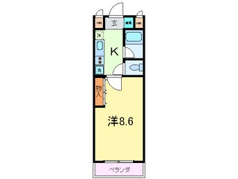 間取図 エスペランサ御影Ⅲ