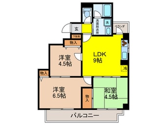 間取図 クラ－ルプラッツ