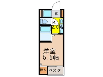 間取図 摂津ビル