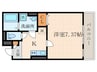 尼崎モダンハイツ 1Kの間取り