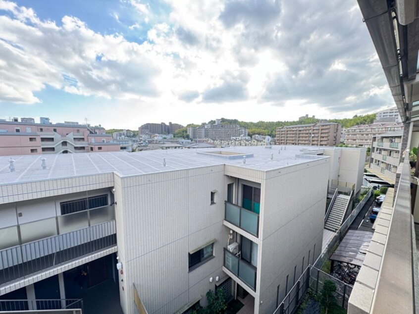室内からの展望 ハイツ桃山Ⅱ