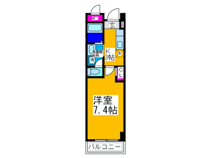 間取り図 ブリディアントグリ－ン三国ヶ丘