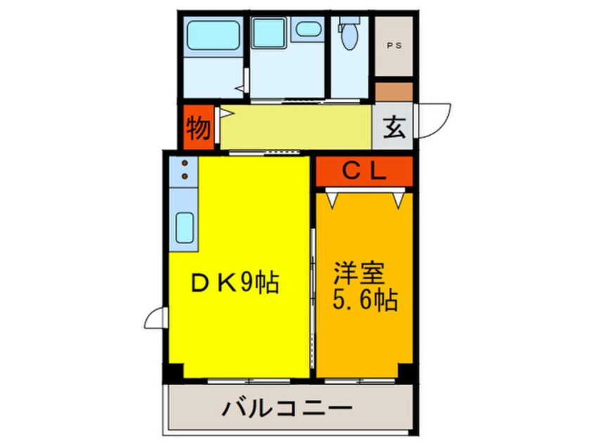 間取図 ユニヴァリィ　オリゼ－