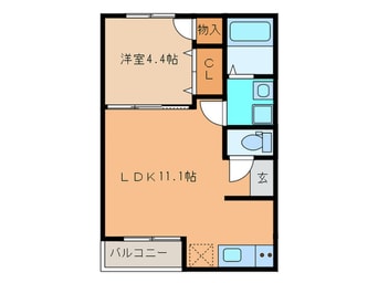 間取図 パラドール徳庵
