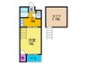 メイゾン５ 1Kの間取り