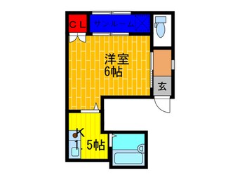 間取図 ＭＰＬＡＺＡ滝井駅前弐番館