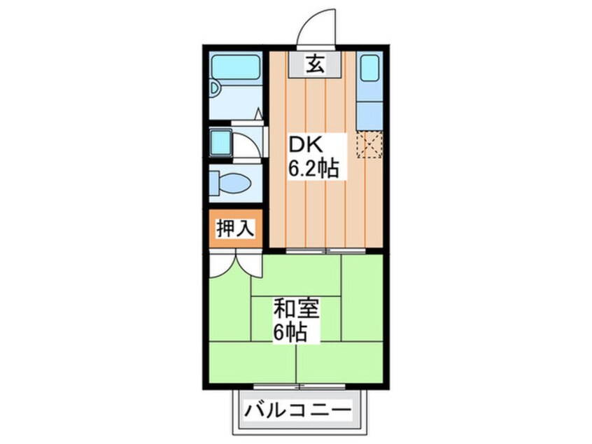 間取図 第２晴美ハイツ