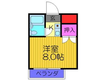 間取図 アチーブメント･Ｋ