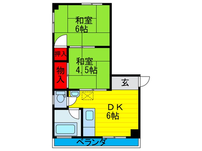 間取り図 橋本マンション