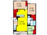 サンテリア水尾 3LDKの間取り