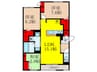 サンテリア水尾 3LDKの間取り