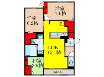 間取図 サンテリア水尾