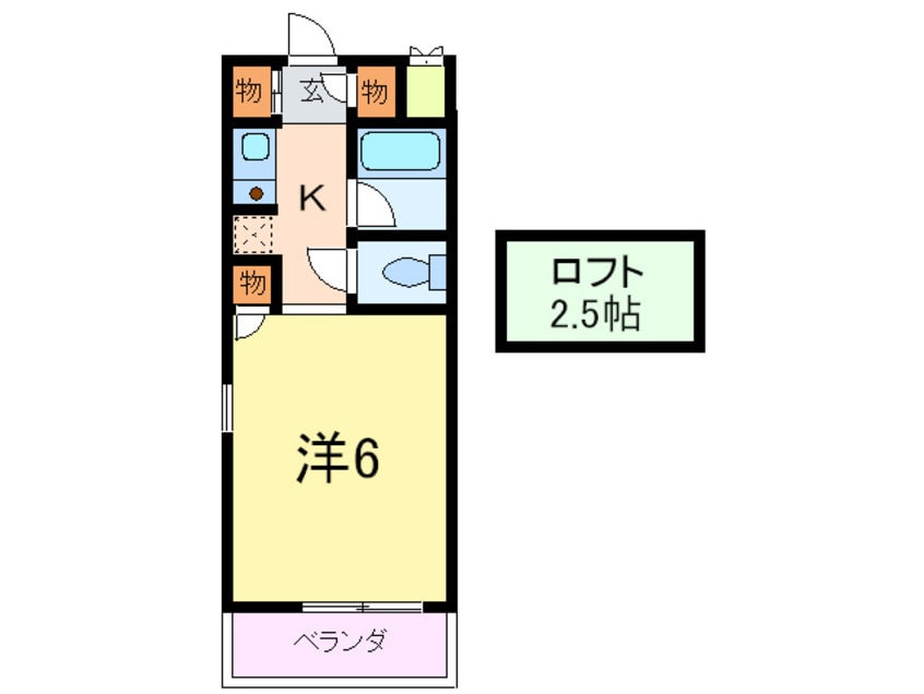 間取図 シャルマンフジ東灘