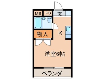 間取図 コスミティ高槻