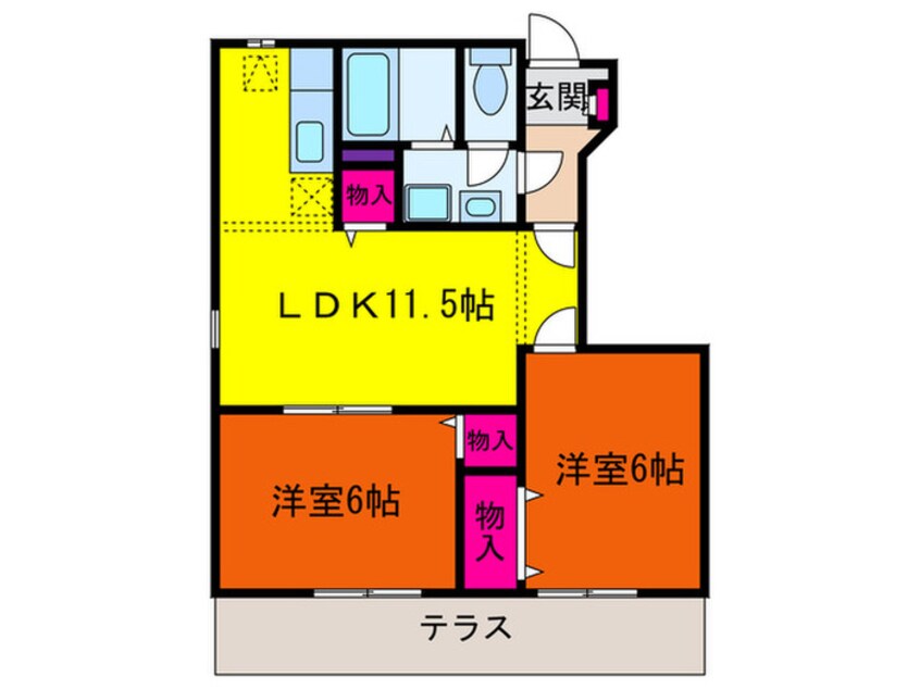 間取図 プレ・アーカソニー南館