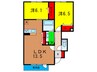 Ｄ－ｒｏｏｍ東町 2LDKの間取り