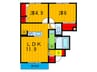 Ｄ－ｒｏｏｍ東町 2LDKの間取り