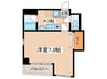 ナニワランド上本町 1Kの間取り