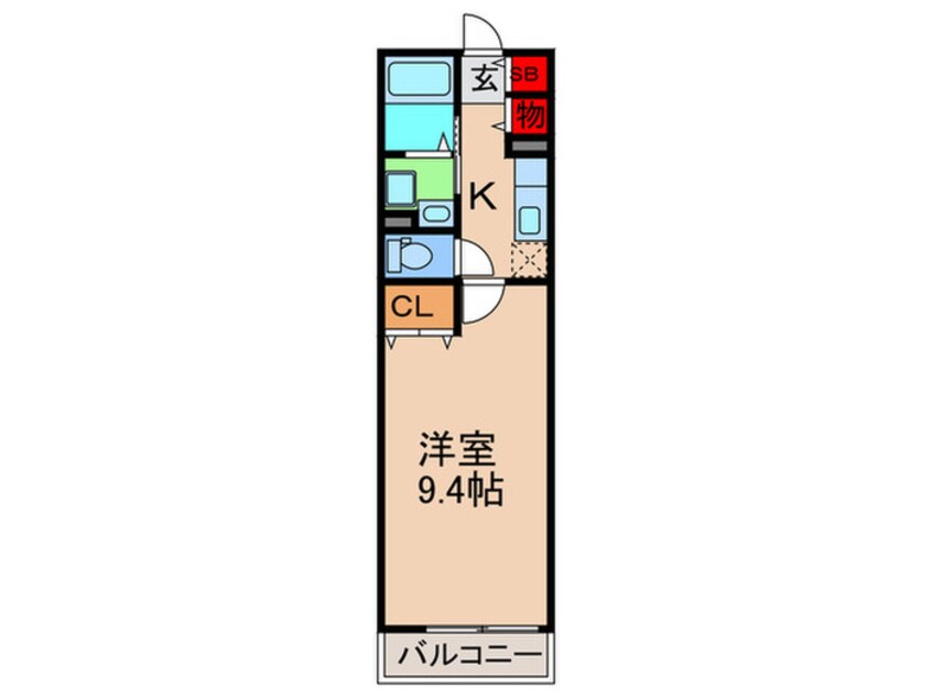 間取図 レイズ　ライト