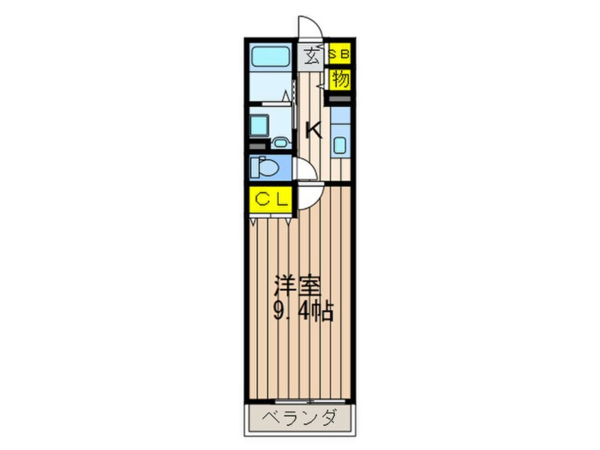 間取図 レイズ　ライト