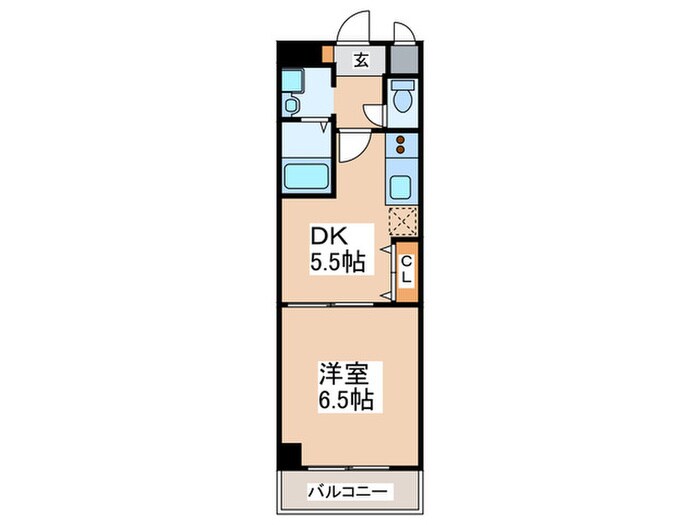 間取り図 フロンティアタワー九条Ⅱ