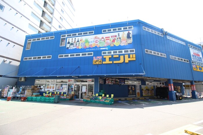 エンド(スーパー)まで378m フロンティアタワー九条Ⅱ