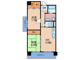 間取図 アルティスタ中津