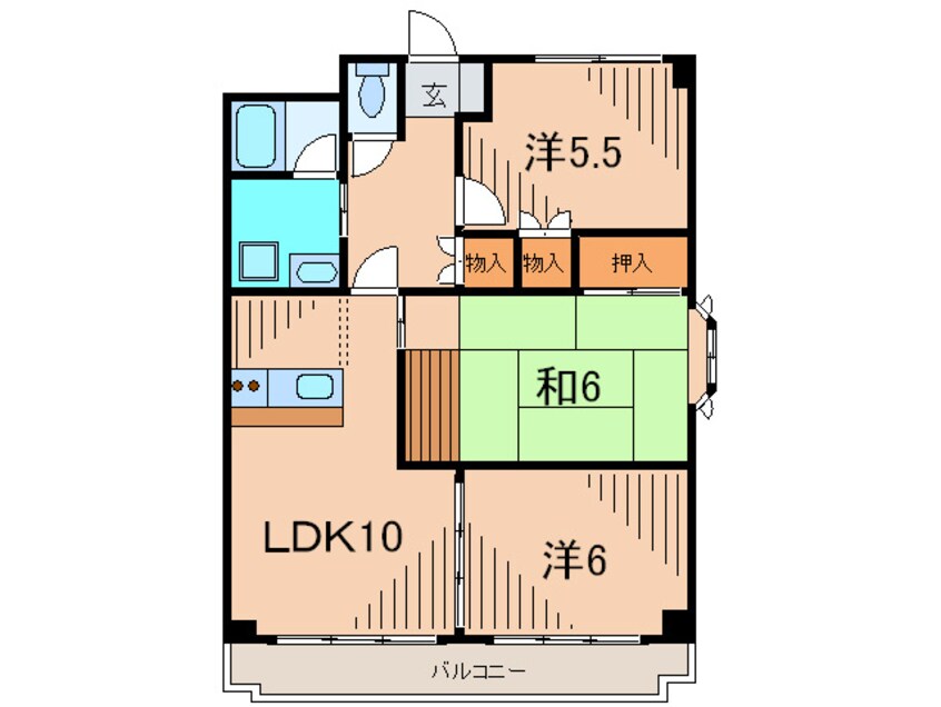 間取図 藤ノ木ハイツ