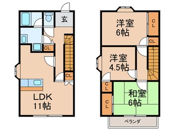 間取図 タウンハウスＭＫ