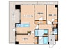 ブランズタワー御堂筋本町(2301) 3LDKの間取り