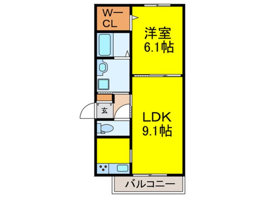 間取図 アドヴァンスライフ平野