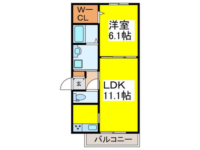 間取図 アドヴァンスライフ平野