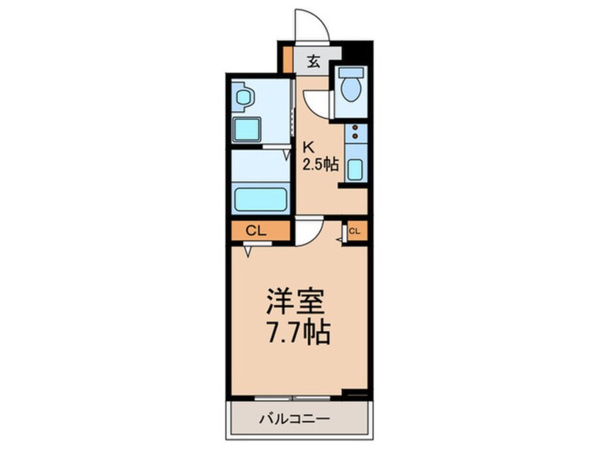 間取図 アンジュ ド ボヌール香里園